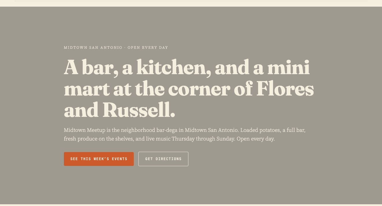 Midtown Meetup website